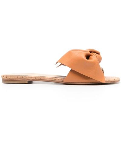 Paloma Barceló Leire Leather Sandals - Brown