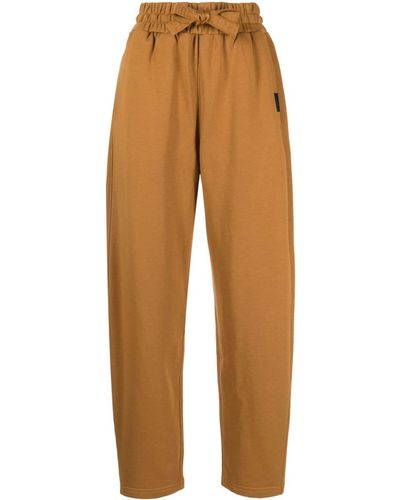 Izzue Drawstring-waist Track Trousers - Brown