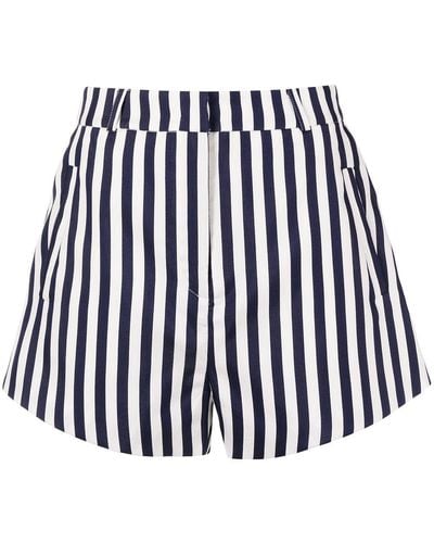 Macgraw Poppy Striped Shorts - Blue
