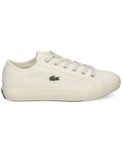 Lacoste Backcourt Sneakers mit Logo-Patch - Weiß
