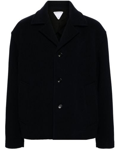 Bottega Veneta Wool-cashmere blend shirt jacket - Schwarz