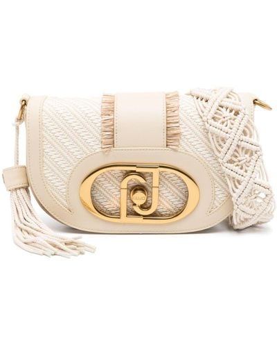 Liu Jo Woven Design Bag - Natural