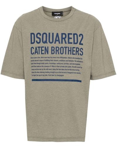 DSquared² Logo-print T-shirt - Grey