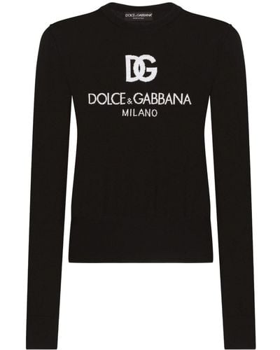 Dolce & Gabbana Dg Milano ロングスリーブトップ - ブラック