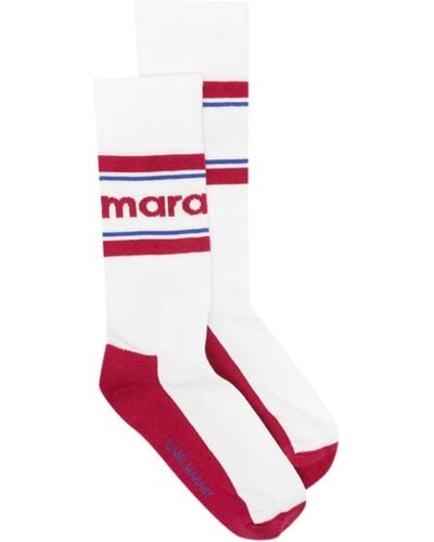 Isabel Marant Socken in Colour-Block-Optik - Rot