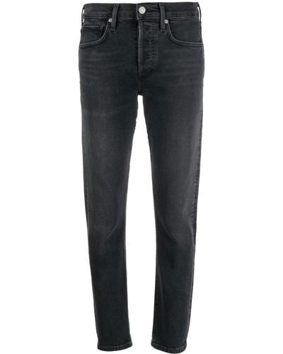 Citizens of Humanity Schmale Jeans - Schwarz