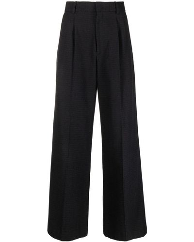 Isabel Marant High-waisted Wide-leg Pants - Black