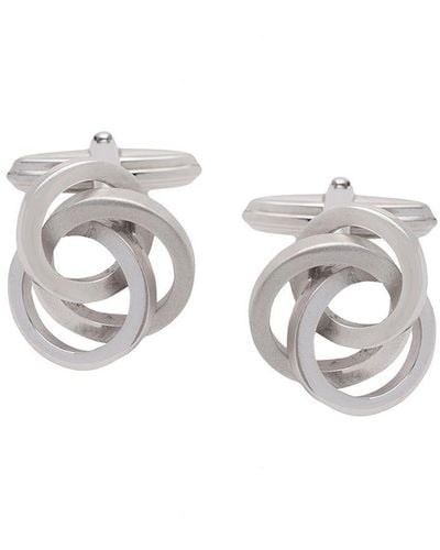 Lanvin Linked-rings Cufflinks - Metallic