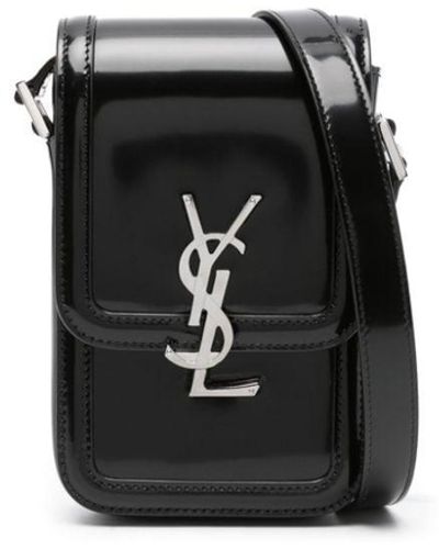 Saint Laurent Solferino レザーミニバッグ - ブラック