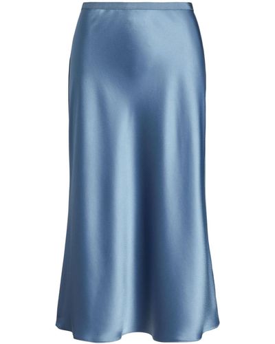Polo Ralph Lauren サテンスカート - ブルー