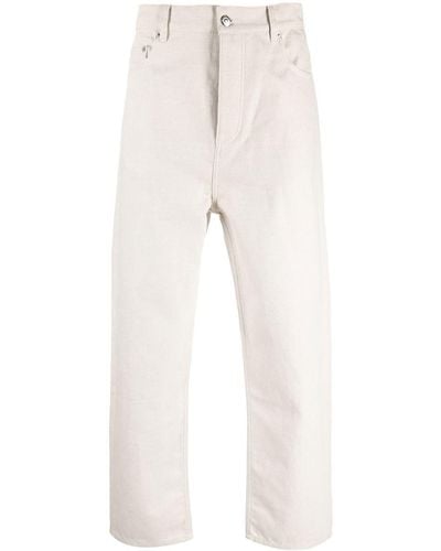 Nanushka Gerade Cropped-Jeans - Mehrfarbig