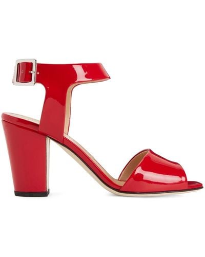 Giuseppe Zanotti Emmanuelle 80mm Sandals - Red