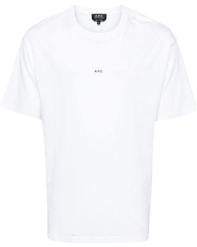 A.P.C. Kyle T-Shirt mit Logo-Print - Weiß