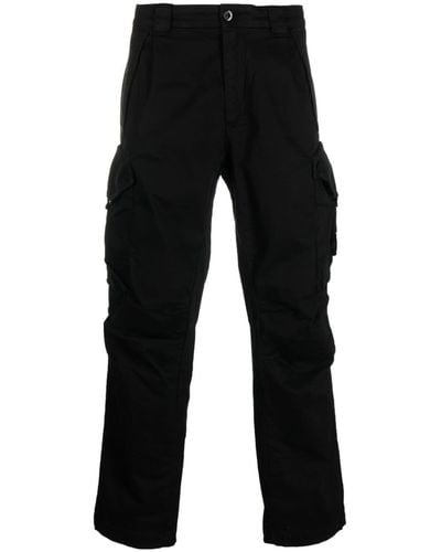 C.P. Company Pantalon cargo à patch logo - Noir