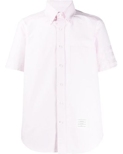 Thom Browne Satijnen Overhemd - Wit