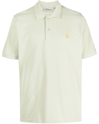 Carhartt Embroidered-logo Polo Shirt - White