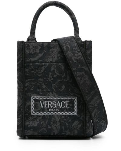 Versace Barocco Athena Shopper Met Jacquard - Zwart