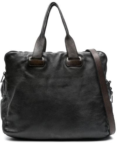 Numero 10 Oregon Leather Tote Bag - Black