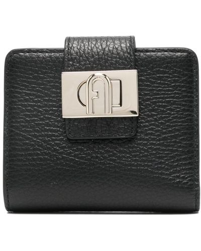 Furla 1927 M Leather Wallet - Black