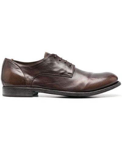 Officine Creative Chronicle Leather Derby Shoes - Brown