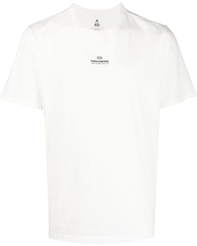 Parajumpers Logo-print Cotton T-shirt - White
