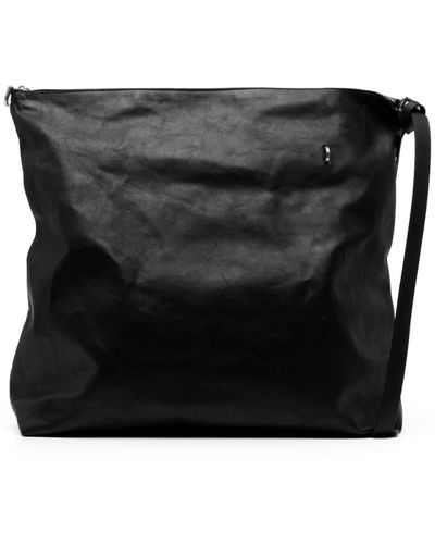 Rick Owens Leather shoulder bag - Schwarz