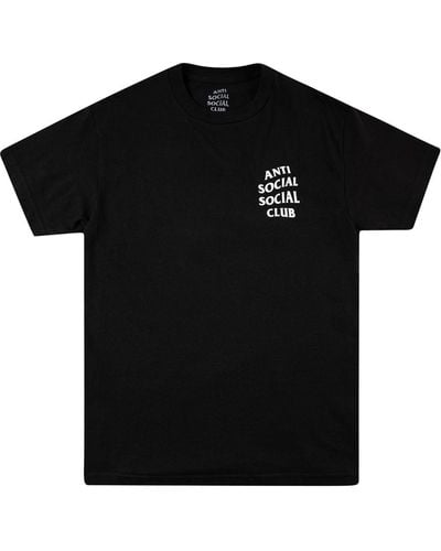 ANTI SOCIAL SOCIAL CLUB Kkoch Logo Print T-shirt - Black