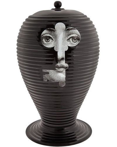 Fornasetti Jar by "Bitossi Ceramiche" - Nero