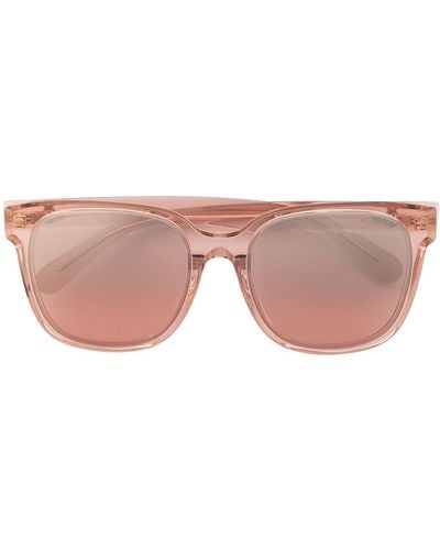 Moncler Rectangle Frame Sunglasses - Pink