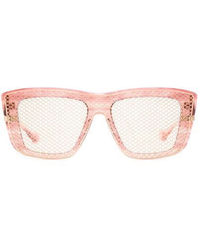 Dita Eyewear Skaeri Sonnenbrille mit eckigem Gestell - Pink