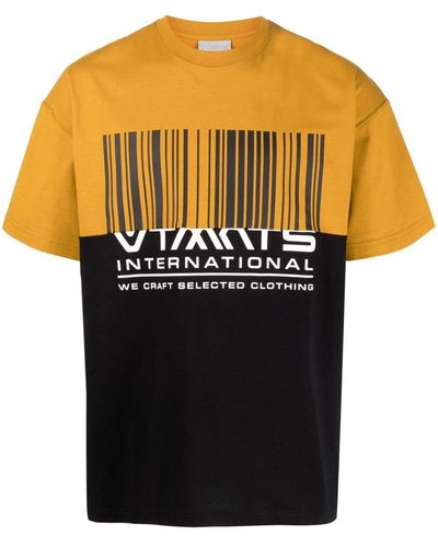 VTMNTS T-shirt à imprimé graphique - Noir