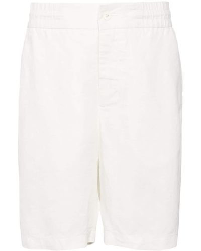 Orlebar Brown Linen Bermuda Shorts - White