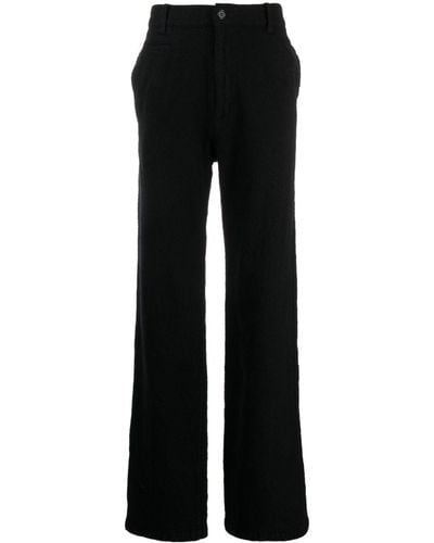 Undercover Wool Straight-leg Pants - Black