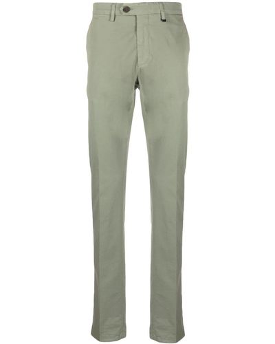 Canali Cotton Chino Trousers - Green