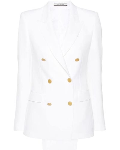 Tagliatore T-Parigi double-breasted suit - Weiß