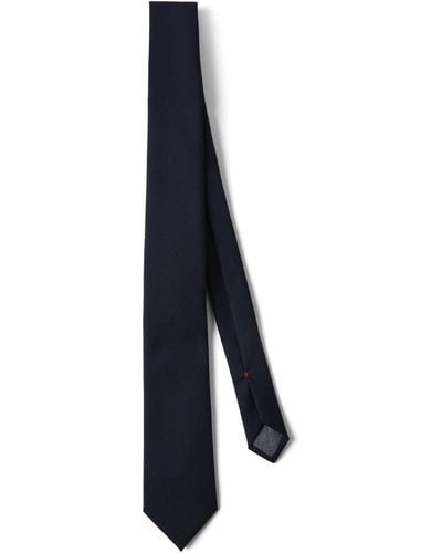 Brunello Cucinelli Textured Tie - Blue