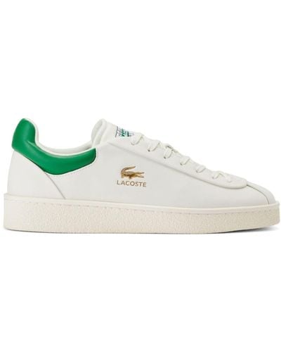 Lacoste Baseshot Leather Trainers - Green