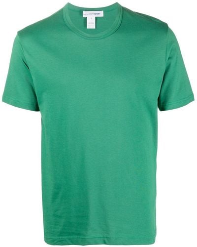 Comme des Garçons T-shirt With Logo At Back - Green