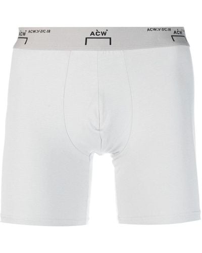 A_COLD_WALL* Boxer Bracket con logo - Bianco