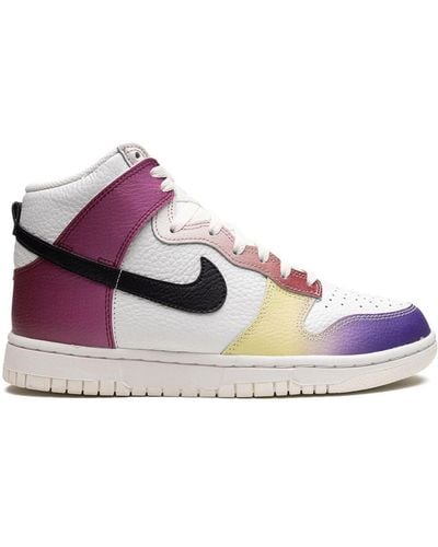 Nike Dunk High "multicolor Gradient" Sneakers - Pink