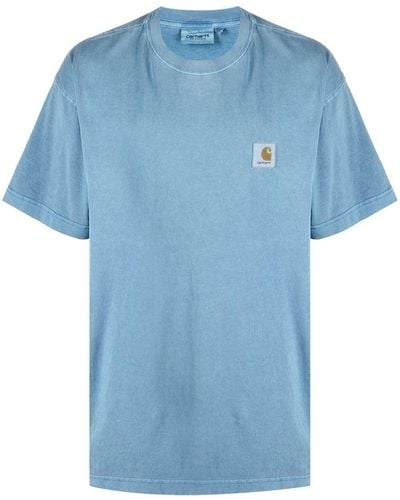 Carhartt Nelson ロゴパッチ Tシャツ - ブルー