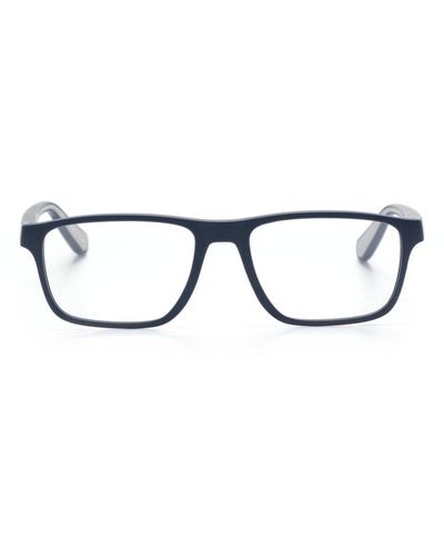Emporio Armani スクエア眼鏡フレーム - ブルー