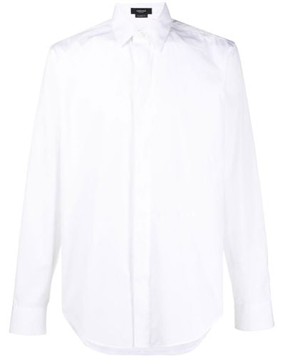 Versace ロングスリーブ ボタンシャツ - ホワイト