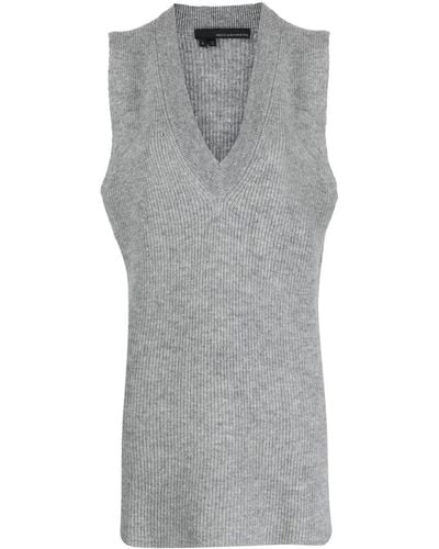 360cashmere Ribbed-knit Cashmere Sweater - Gray