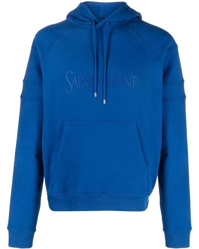 Saint Laurent Aint aurent hoodie bau x - Blau