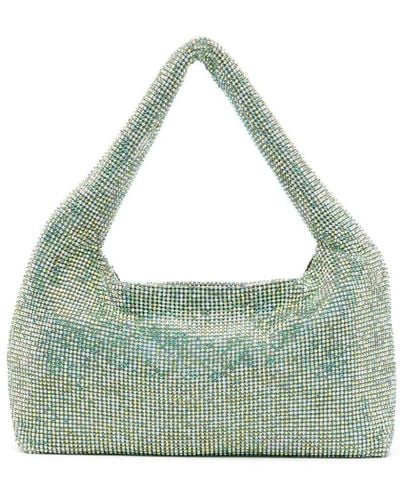 Kara Erinite Crystal-embellished Tote Bag - Green