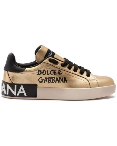 Dolce & Gabbana ポルトフィーノ スニーカー - メタリック