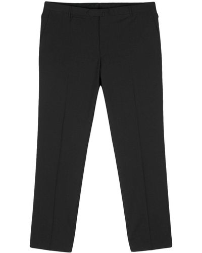 Corneliani Leader Wool Tailored Trousers - Black