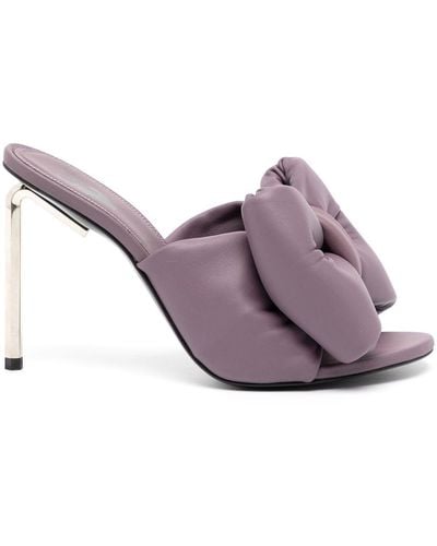 Off-White c/o Virgil Abloh Allen Stiletto Sandals - Purple