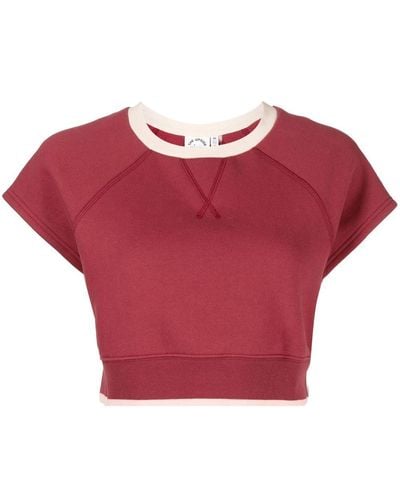 The Upside Cropped Top - Roze
